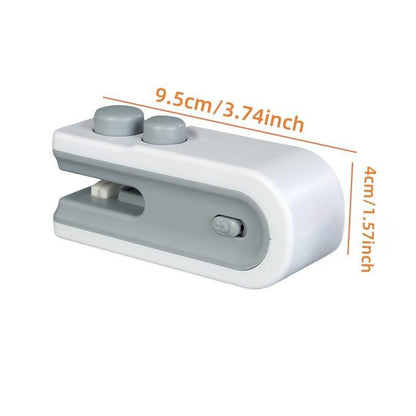 Mini Snack Bag Sealing Machine,2 in 1 Heat USB Rechargeable Snack Bag Selaer,Plastic Electric Bag Sealers, Keep Food Fresh. Portable Sealer Picnics